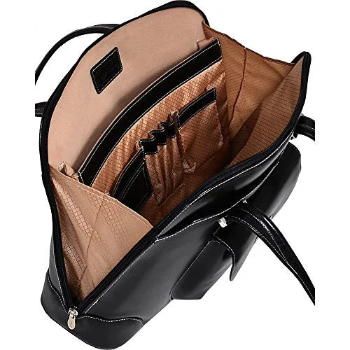 Mckleinusa Avon 96655 Black Leather Ladies' Briefcase