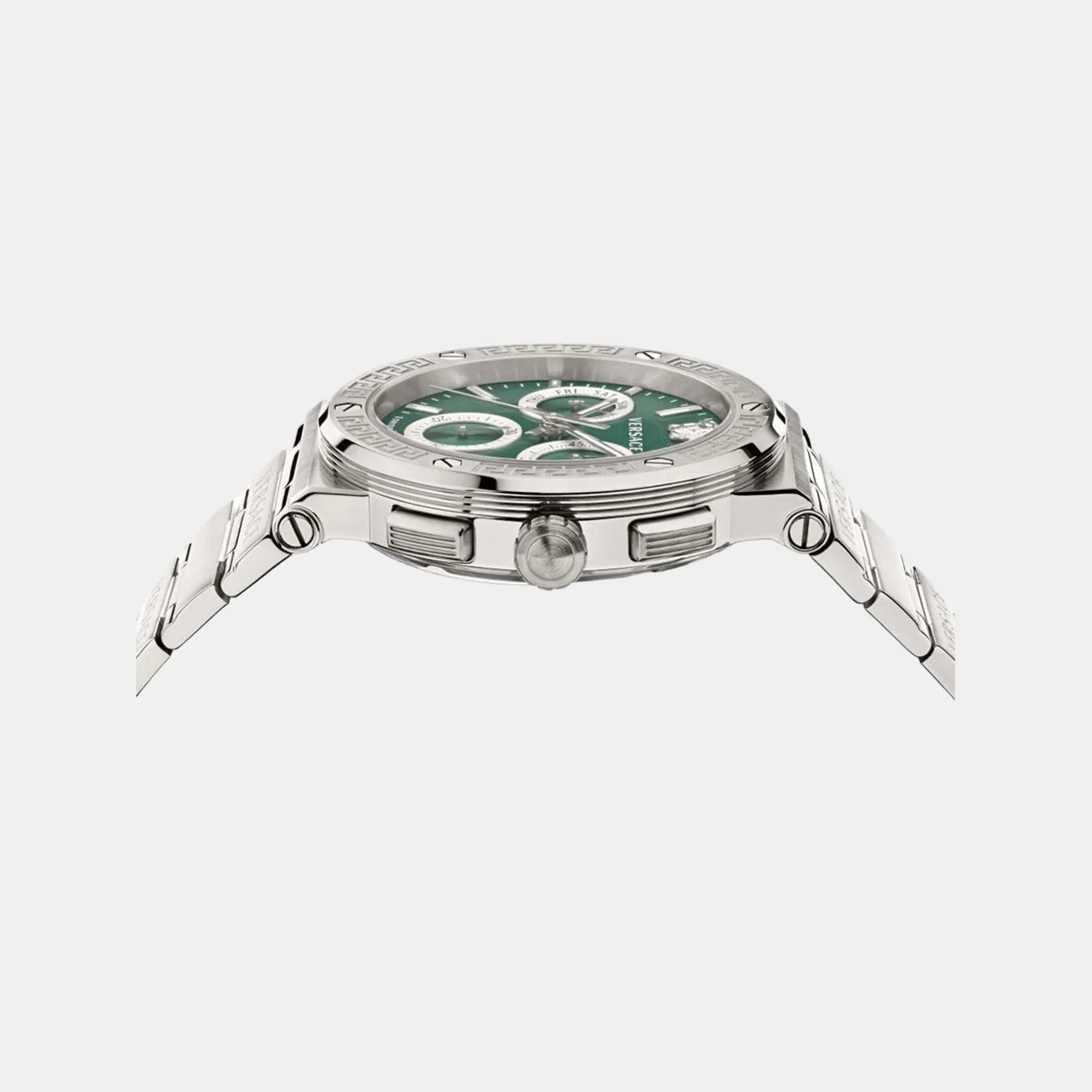 Men Green Stainless Steel Chronograph Watch VEZ900121