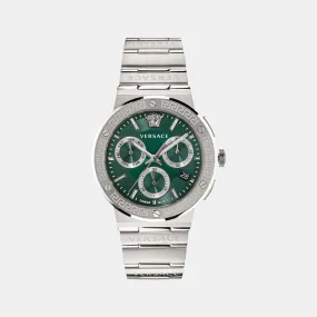 Men Green Stainless Steel Chronograph Watch VEZ900121