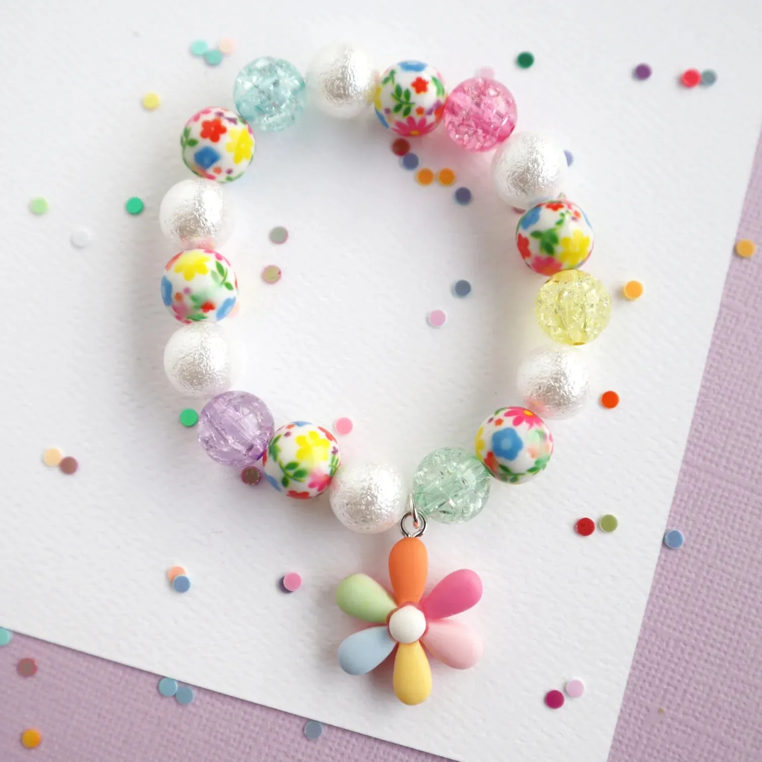 Mon Coco Bracelet Rainbow Petal