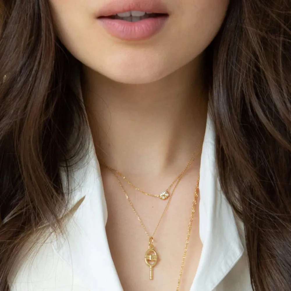 Monica Rich Kosann 18k "Jamie" Delicate Diamond-Cut Chain