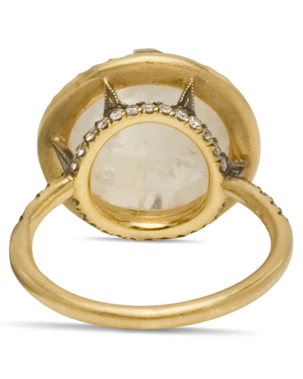 Moonstone and Diamond Good Girl Gone Bad Ring