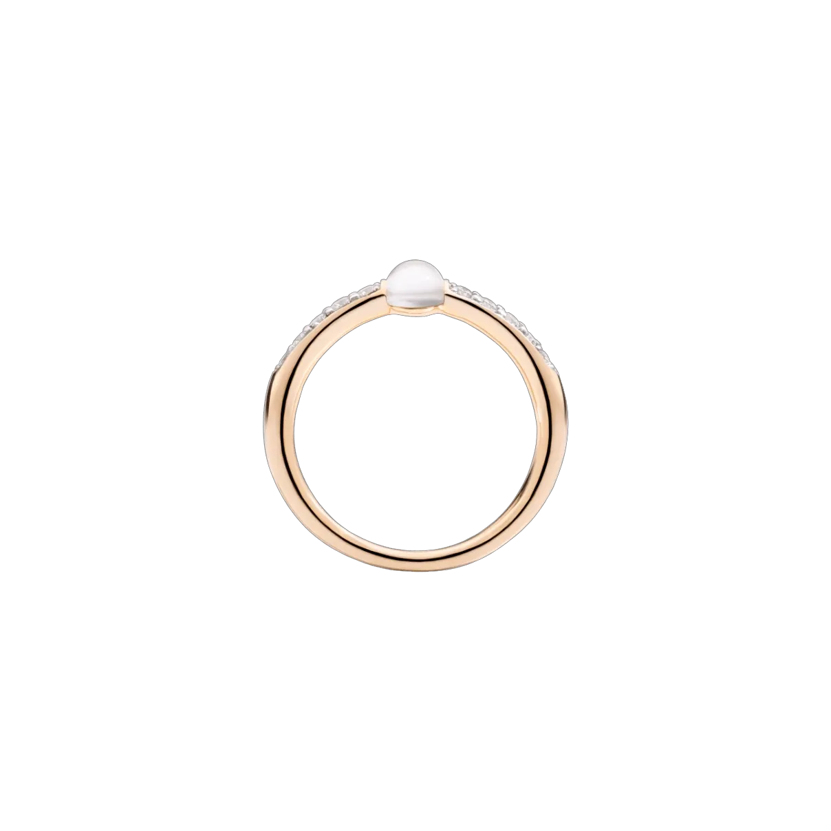 Moonstone and Diamond M'Ama Non M'Ama Ring