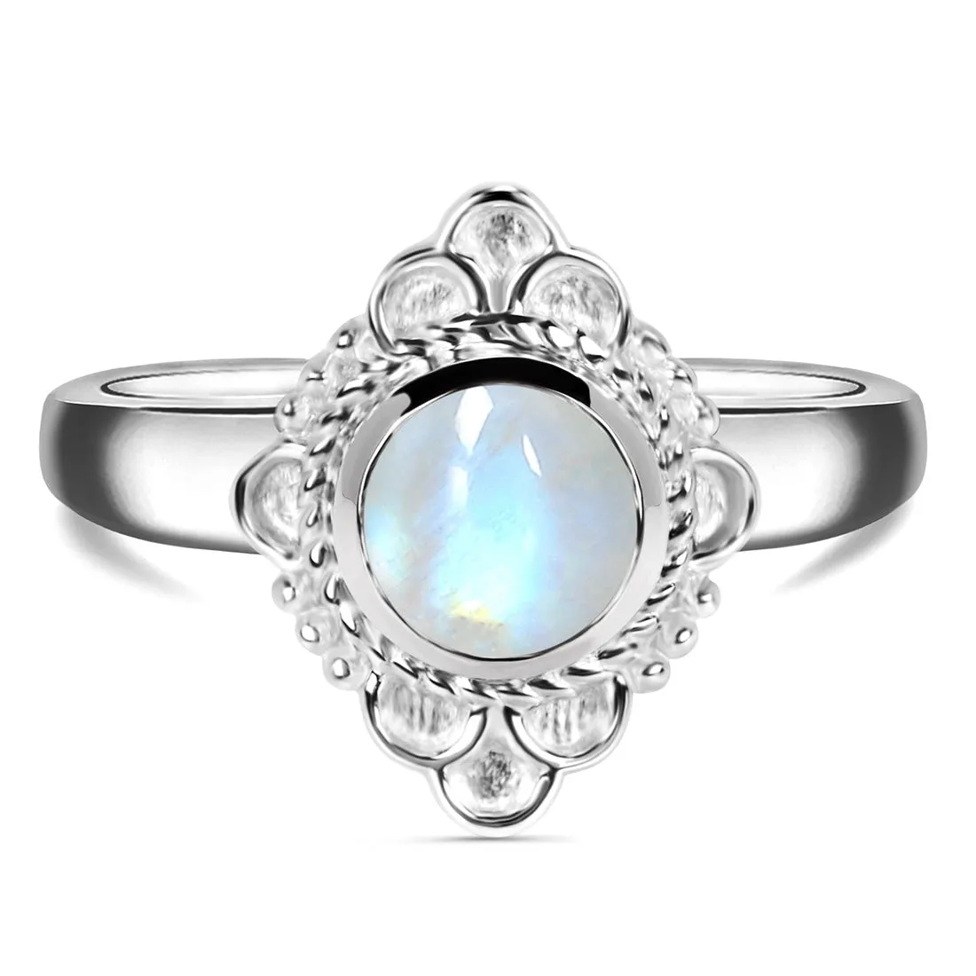 Moonstone Silver Galatea Ring