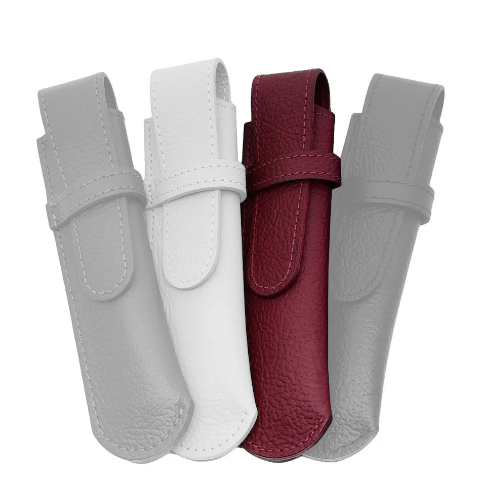 Onoto Leather Pen Pouch Burgundy