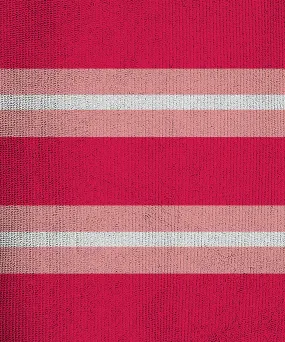Pink Stripe - Cotton changing robe