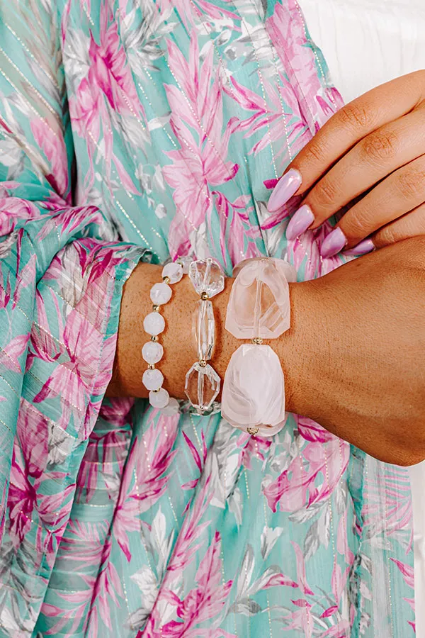 Plan For Cabo Bracelet Set In Clear
