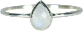 Pura Vida Moonstone Teardrop Ring