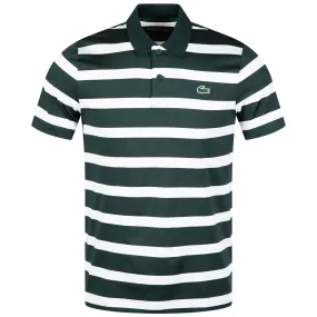 Recycled Fiber Anti-UV Golf Polo Green/White - AW23