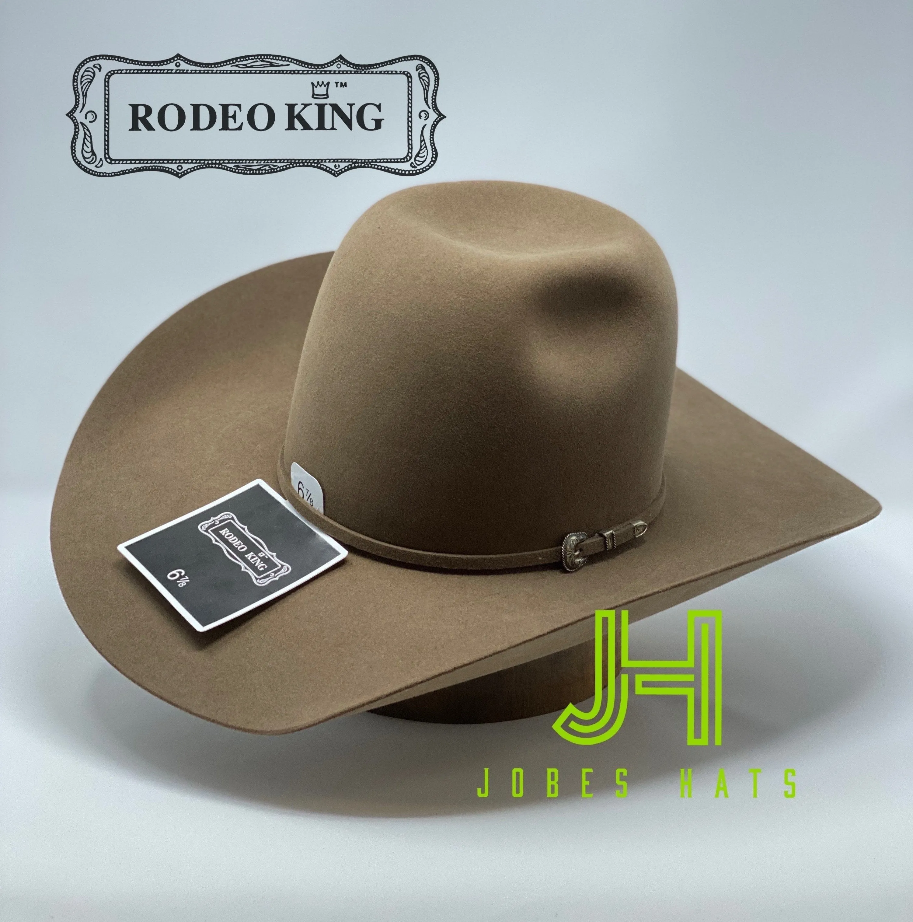 Rodeo King Felt 7X Pecan  4" 1/4 Brim 6” Crown