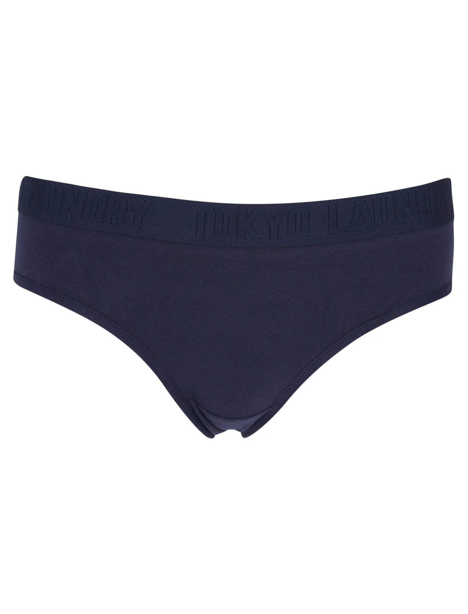 Rosalind (3 Pack) Assorted Briefs In Blush / Grey Marl / Eclipse Blue - Tokyo Laundry