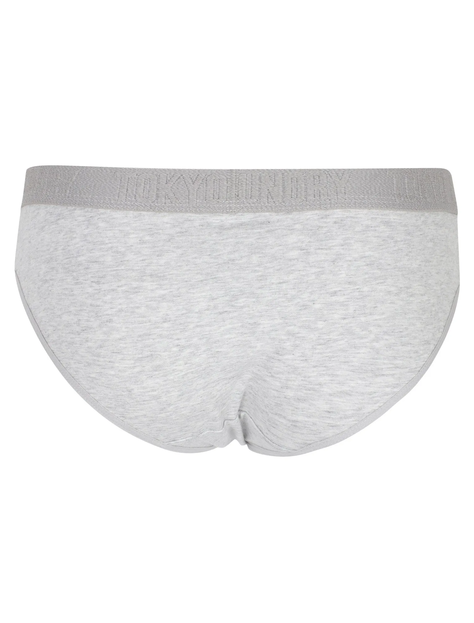 Rosalind (3 Pack) Assorted Briefs In Blush / Grey Marl / Eclipse Blue - Tokyo Laundry