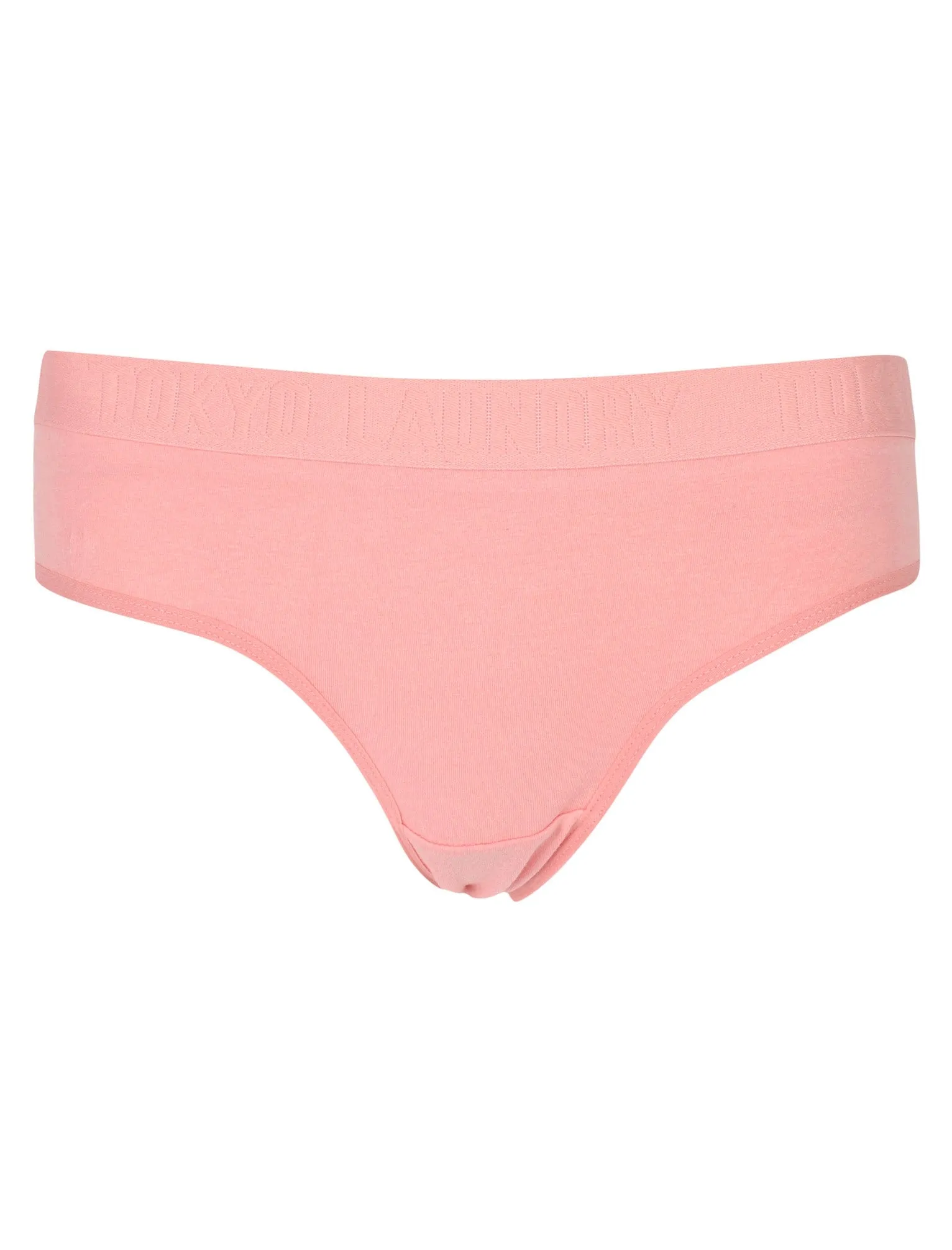 Rosalind (3 Pack) Assorted Briefs In Blush / Grey Marl / Eclipse Blue - Tokyo Laundry