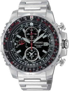 Seiko SNAD05 Men's Oversized Chronographs Stainless Steel Watch