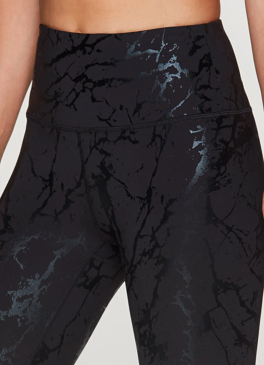 Shine Embossed Marble Legging