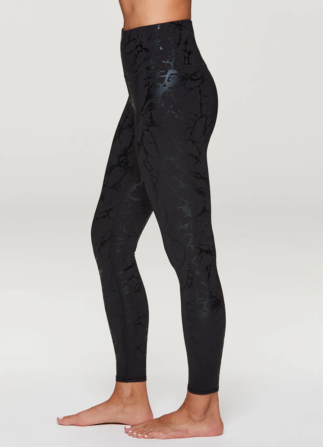 Shine Embossed Marble Legging