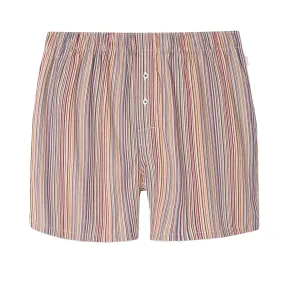 Signature Stripe Cotton Boxer Short, Multicoloured