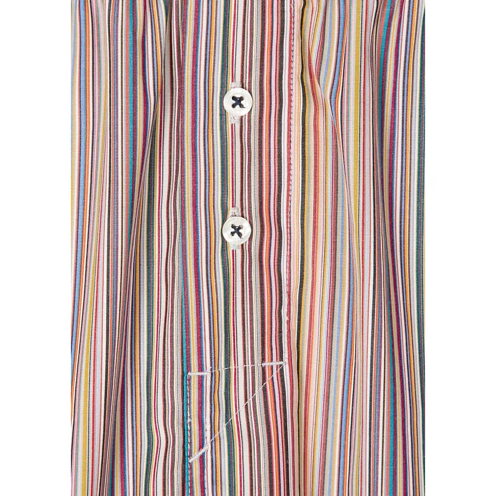 Signature Stripe Cotton Boxer Short, Multicoloured