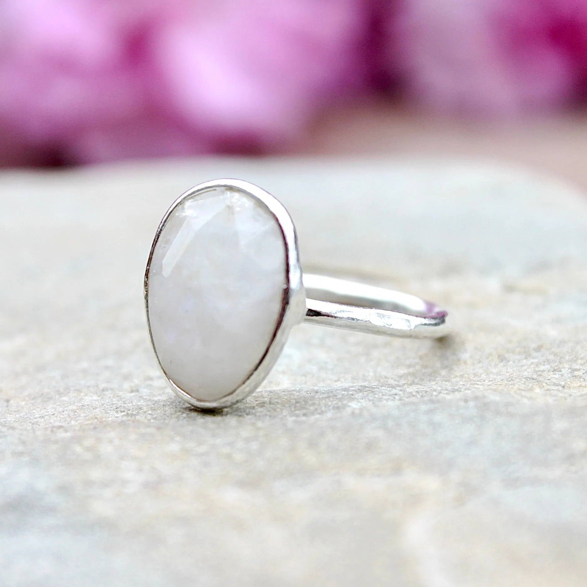 Sterling Silver Moonstone Ring