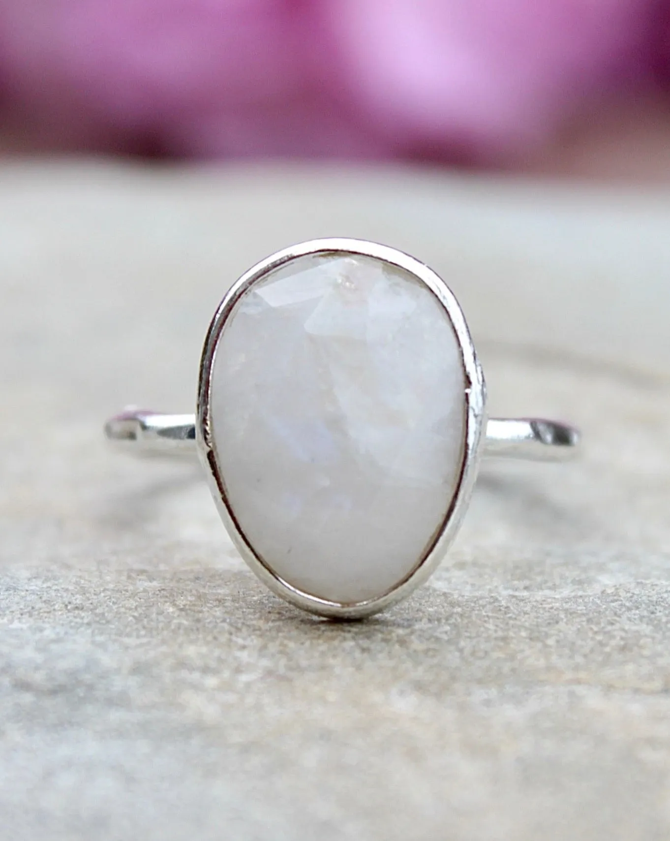 Sterling Silver Moonstone Ring