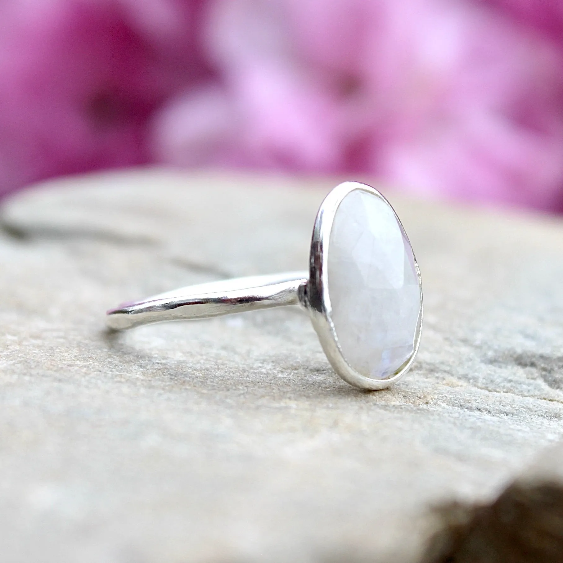 Sterling Silver Moonstone Ring
