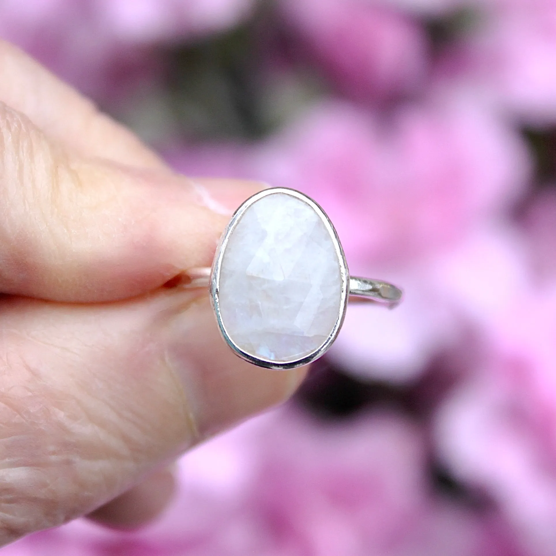 Sterling Silver Moonstone Ring