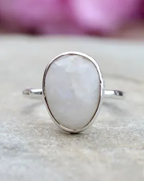 Sterling Silver Moonstone Ring