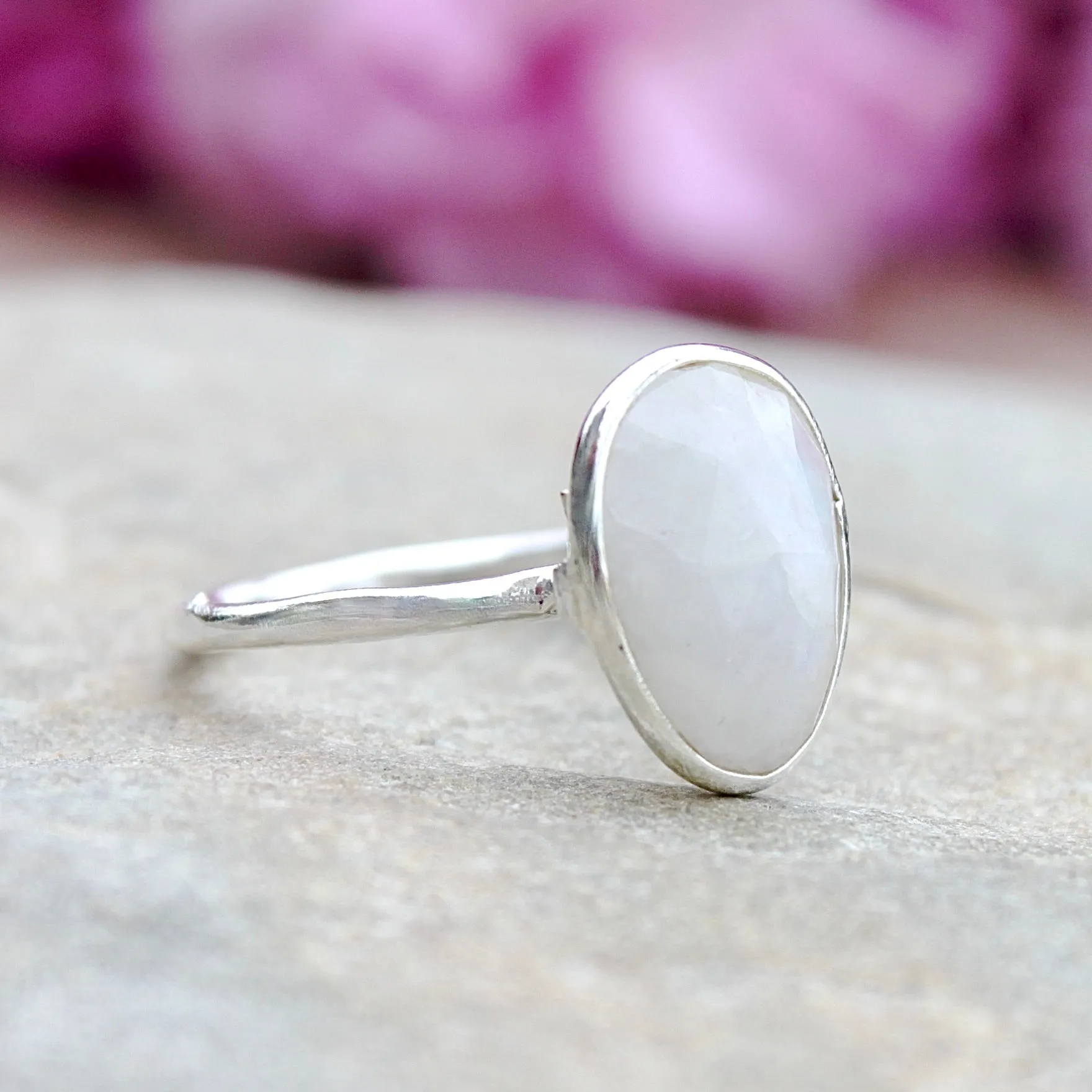Sterling Silver Moonstone Ring