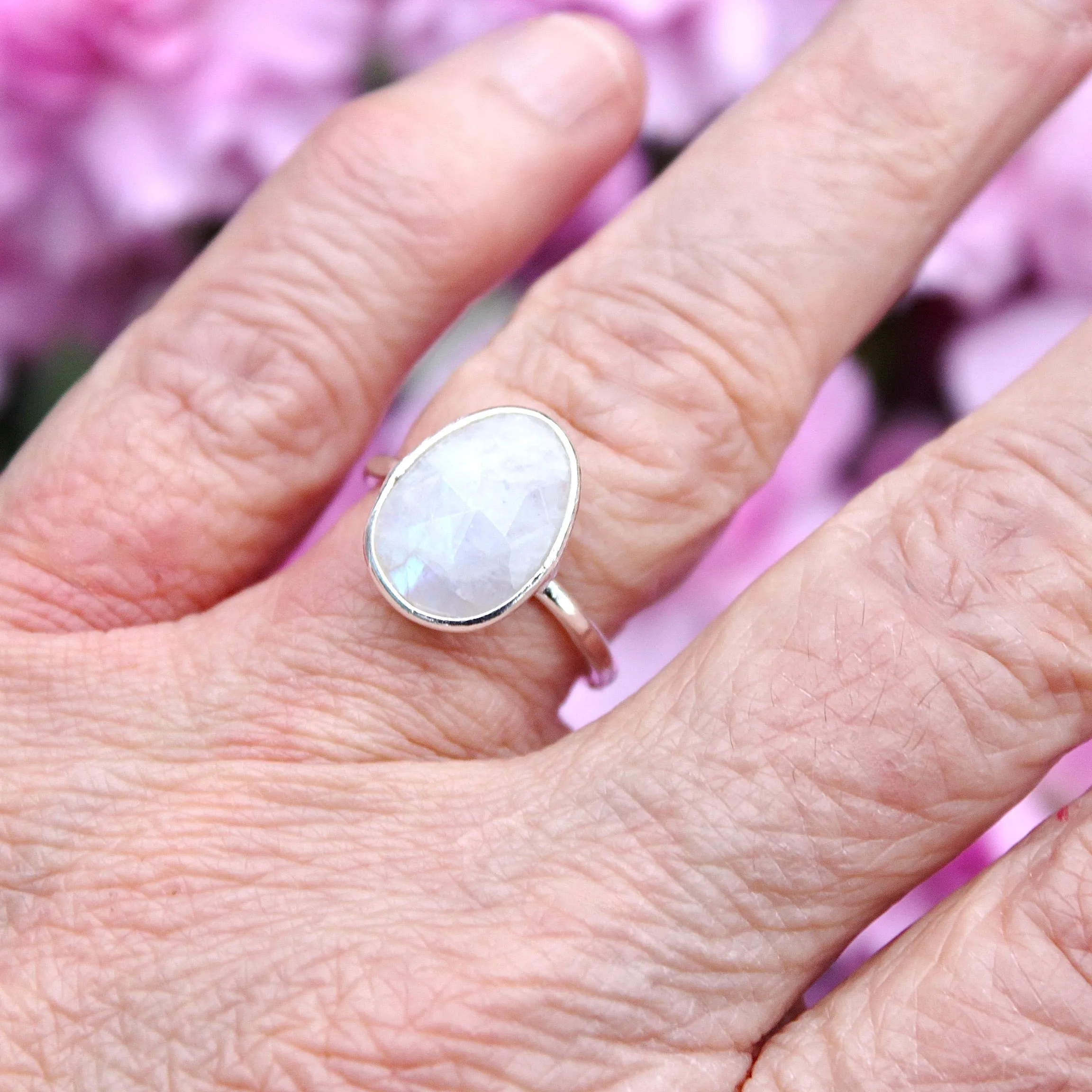 Sterling Silver Moonstone Ring