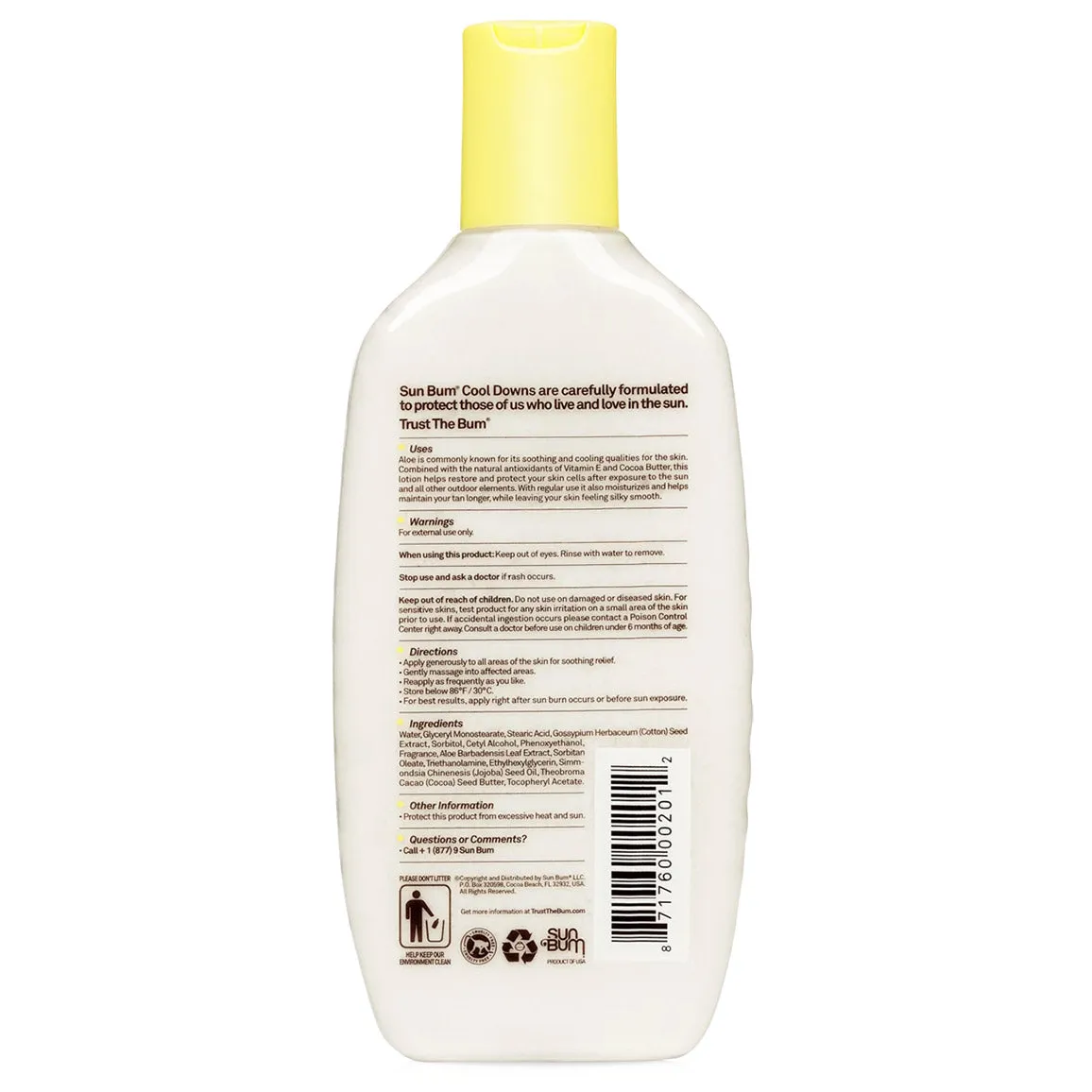 Sun Bum After Sun Cool Down Lotion - 8OZ