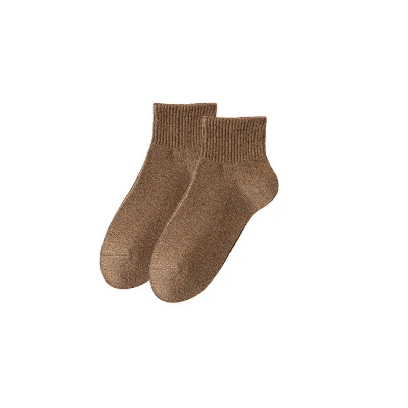 Sweetnana Solid Athletic Socks for Women Cotton Casual Above Ankle Socks Colorful Sport Stretch Socks