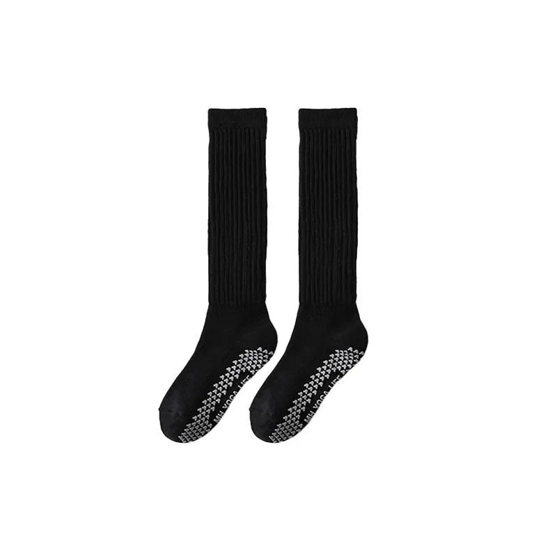 Sweetnana Women's Slouch Socks Fuzzy Socks Warm Cotton Scrunch Socks Athletic Non-Slip Yoga Socks