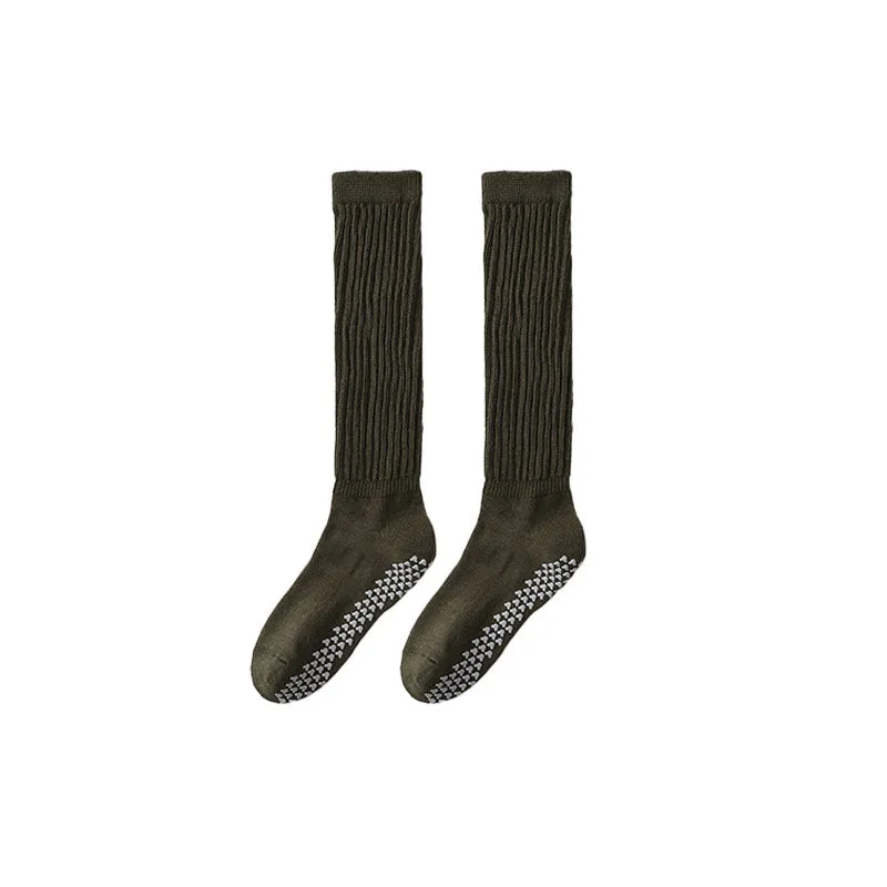 Sweetnana Women's Slouch Socks Fuzzy Socks Warm Cotton Scrunch Socks Athletic Non-Slip Yoga Socks