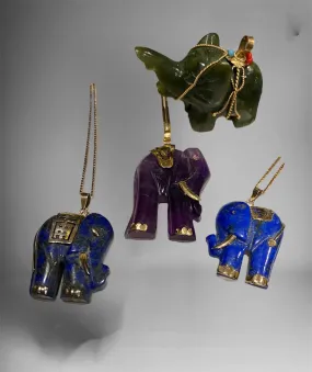 Vintage Elephant Pendants