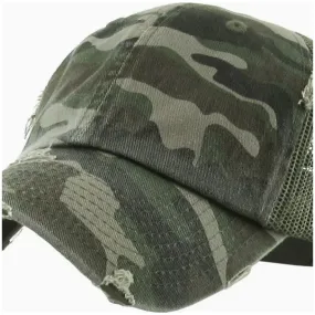 Vintage Mesh Back Hat - Camo