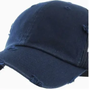 Vintage Mesh Back Hat - Navy