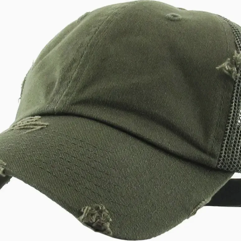 Vintage Mesh Back Hat - Olive