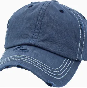 Washed Vintage Hat - Navy
