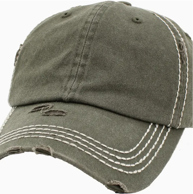 Washed Vintage Hat - Olive