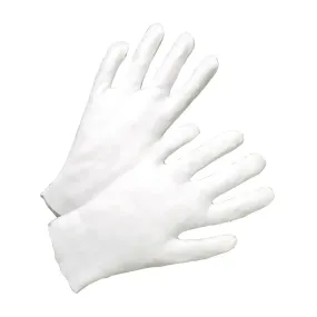 West Chester 805/XL Heavy Weight Cotton Lisle Inspection Glove with Unhemmed Cuff