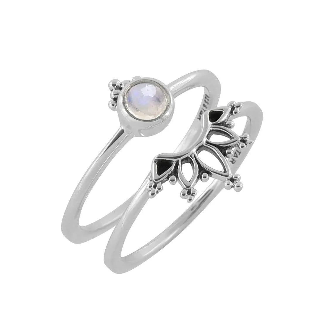 Wonderland Moonstone Ring Set