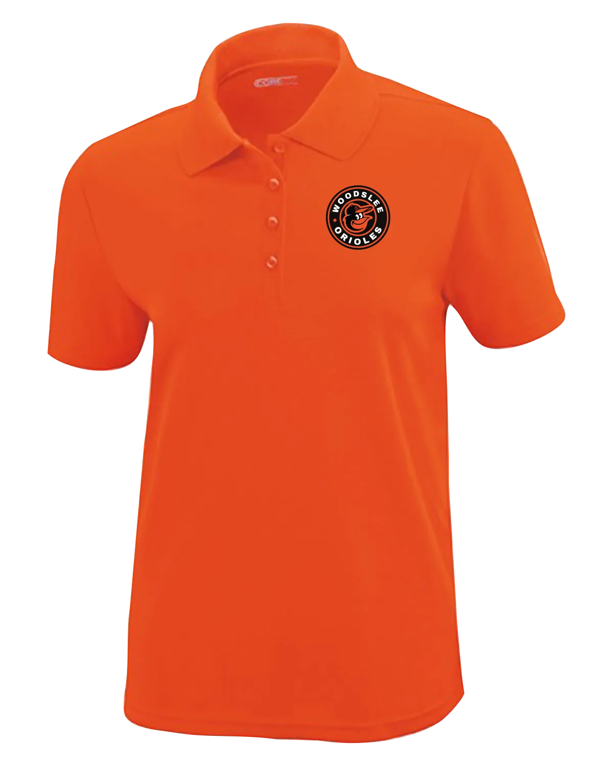 Woodslee Orioles Ladies Dri-Fit Polo with Embroidered Logo