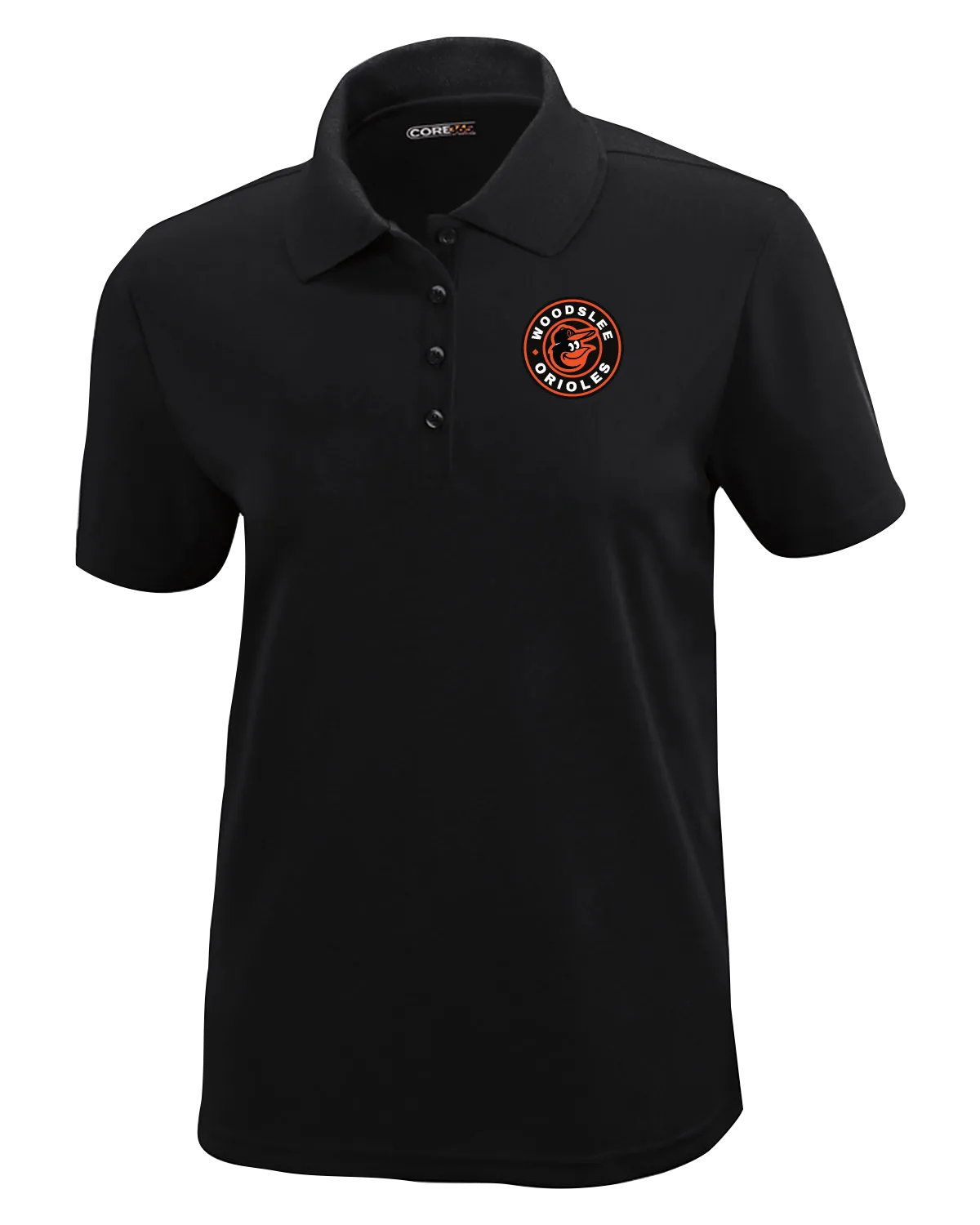 Woodslee Orioles Ladies Dri-Fit Polo with Embroidered Logo