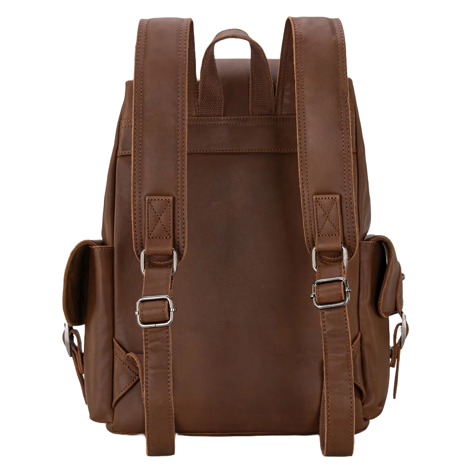 Wrangler Ladies 100% Genuine Leather Brown Backpack WG143-9110CF