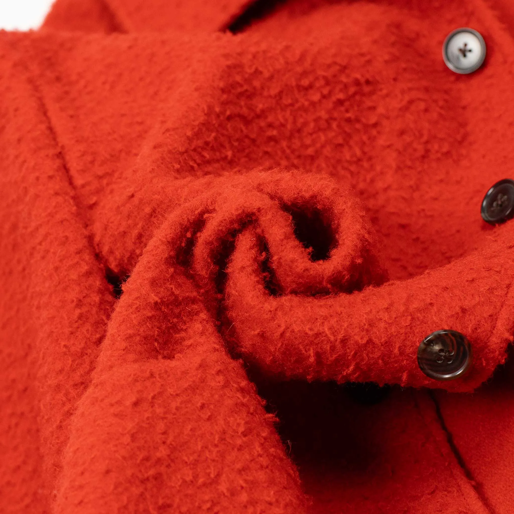 x Sartoria Carrara : chore jacket in Classic Orange Casentino wool [PRE-ORDER BALANCE]