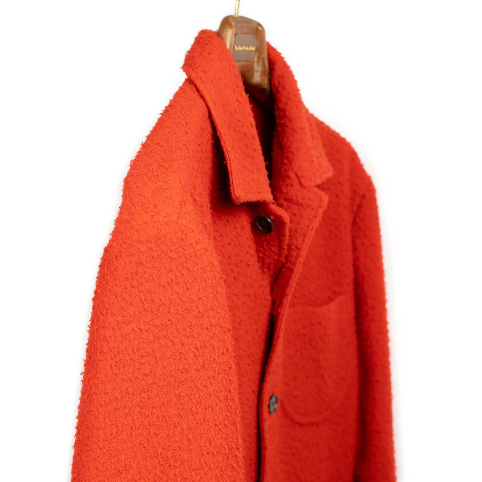 x Sartoria Carrara : chore jacket in Classic Orange Casentino wool [PRE-ORDER BALANCE]