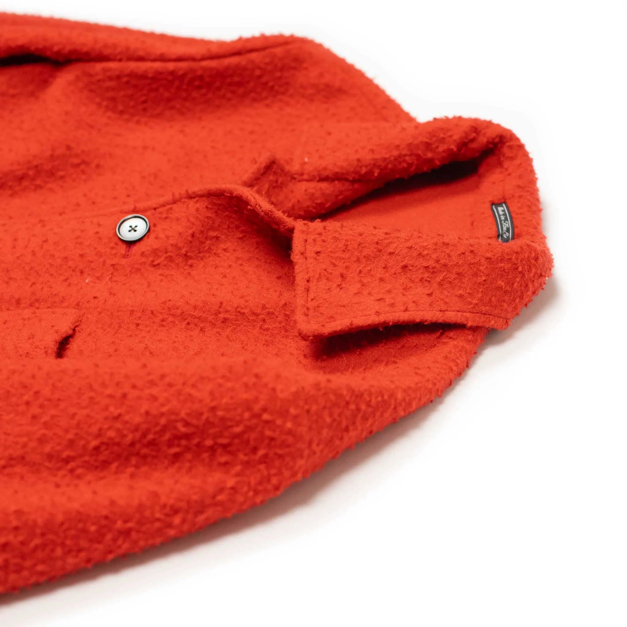 x Sartoria Carrara : chore jacket in Classic Orange Casentino wool [PRE-ORDER BALANCE]